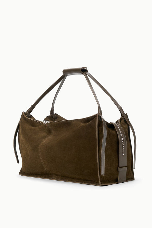 Staud LARGE HAROLD BAG TRUFFLE SUEDE