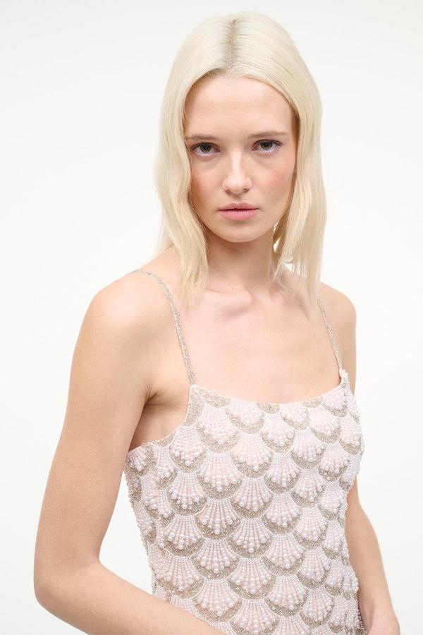 Staud LAS PALMAS DRESS PEARL