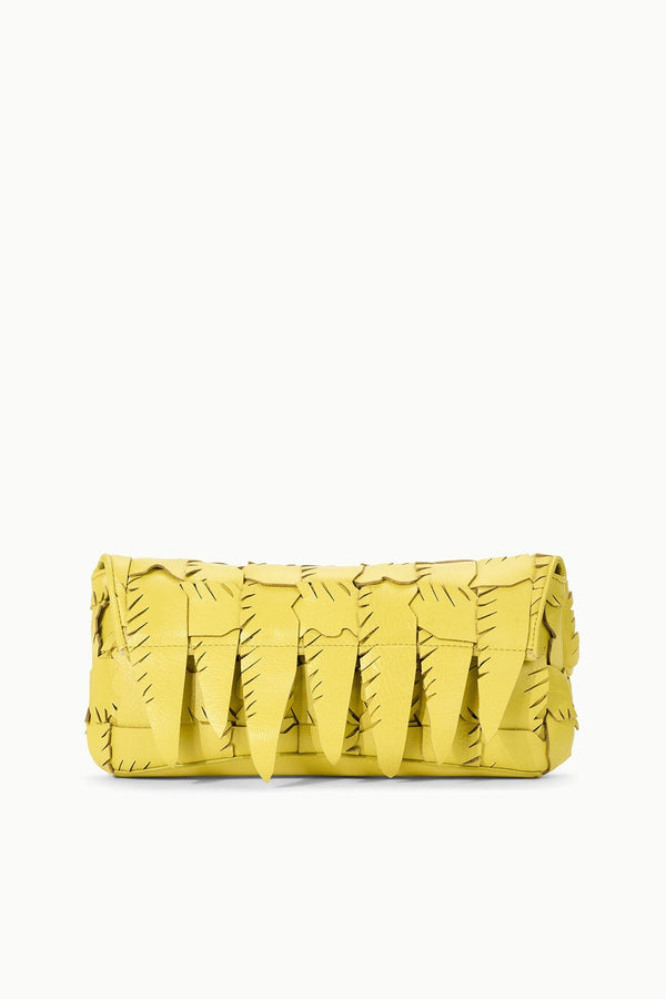 staud LEAF CLUTCH CITRON
