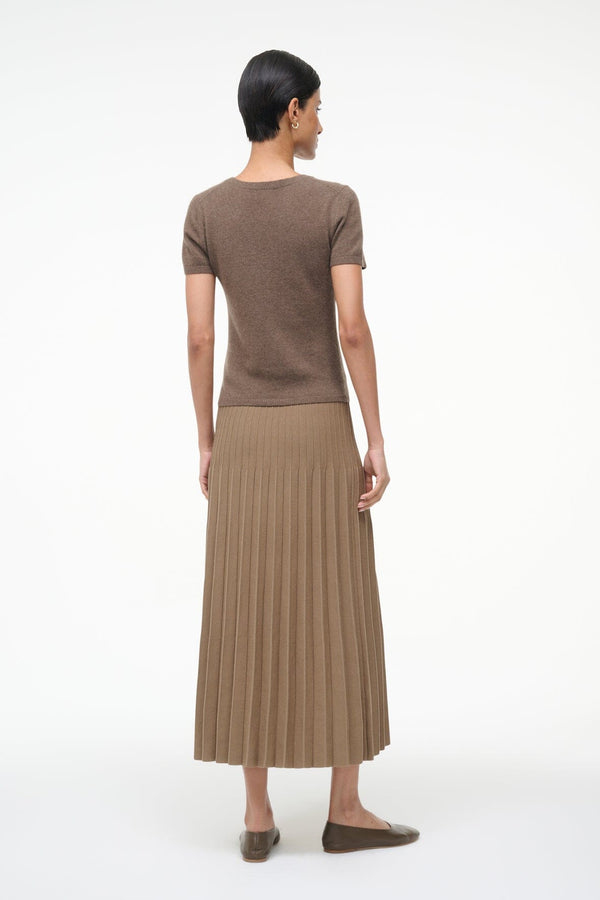Staud LENA SKIRT TAUPE