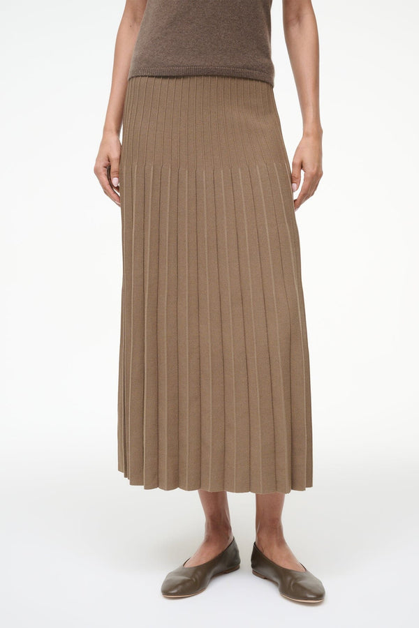 Staud LENA SKIRT TAUPE