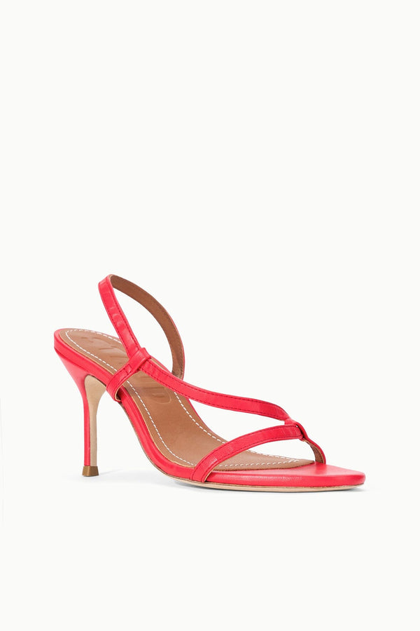 Staud LOUDEN HEEL RED ROSE