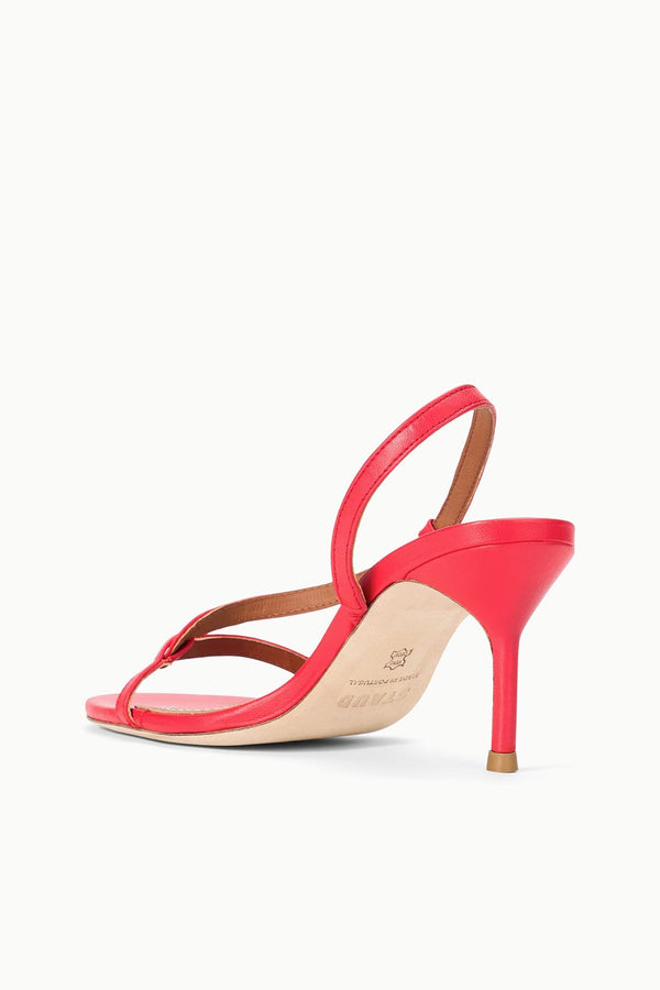 Staud LOUDEN HEEL RED ROSE