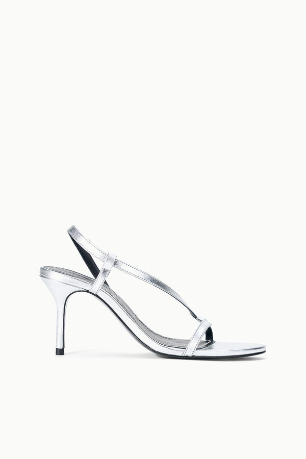 staud LOUDEN HEEL SILVER