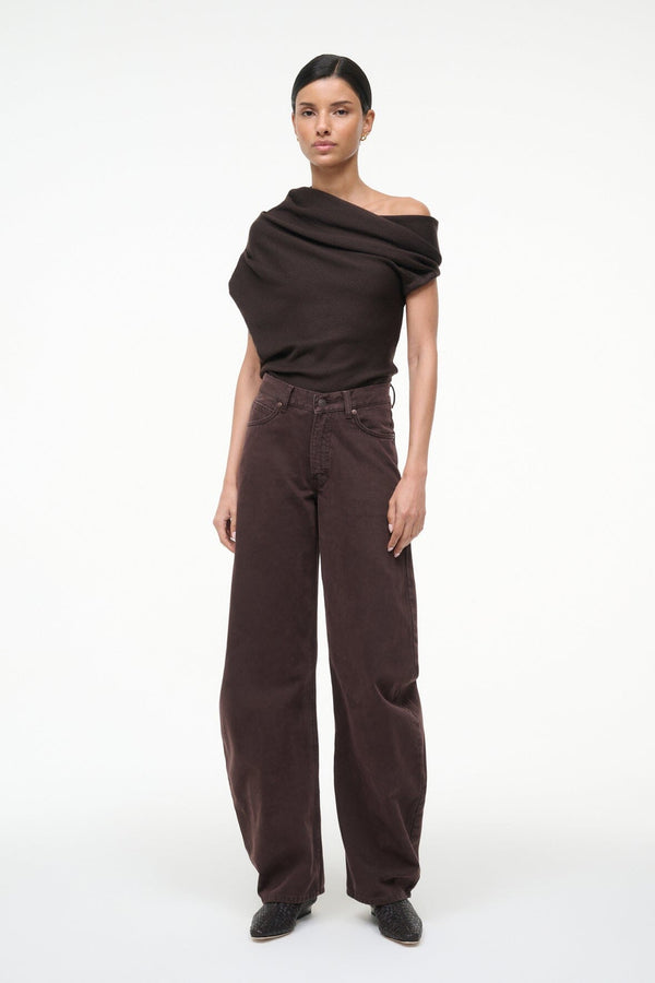 Staud MABEL SWEATER EARTH