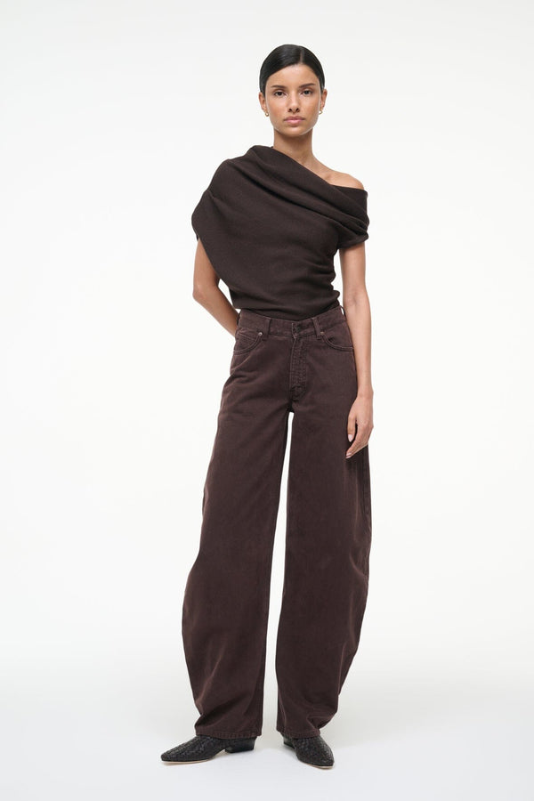 Staud MABEL SWEATER EARTH