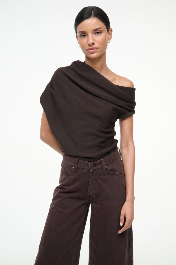 staud MABEL SWEATER EARTH