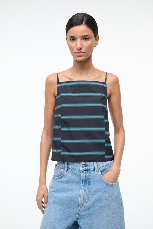 staud MAISIE TOP VENICE STRIPE