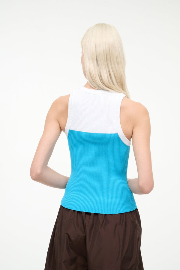 staud MALIA TANK GREAT WHITE