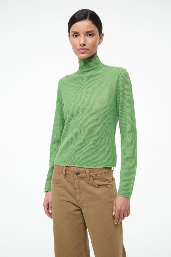 staud MARIANNE SWEATER LEAF