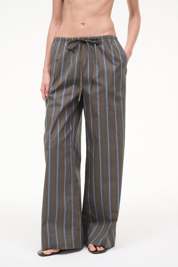 Staud MATEO PANT HUNTINGTON STRIPE