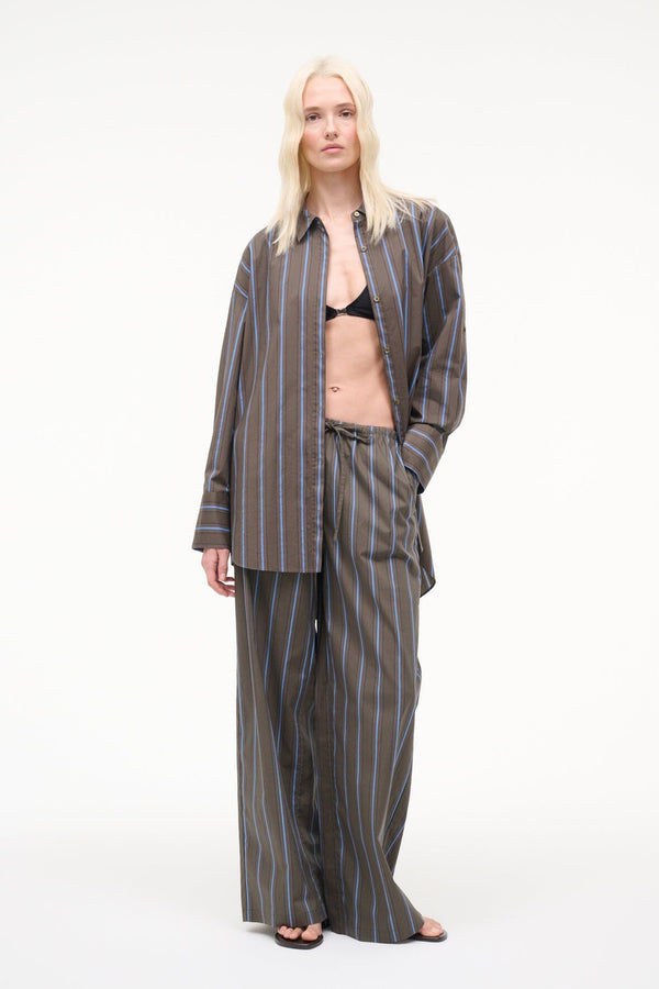 staud MATEO PANT HUNTINGTON STRIPE