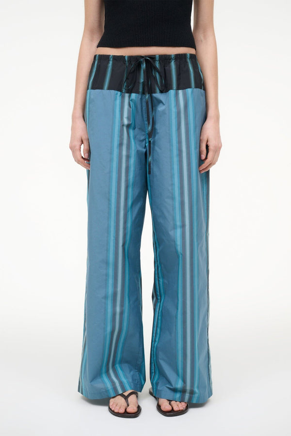 Staud MATEO PANT MARINA STRIPE MULTI