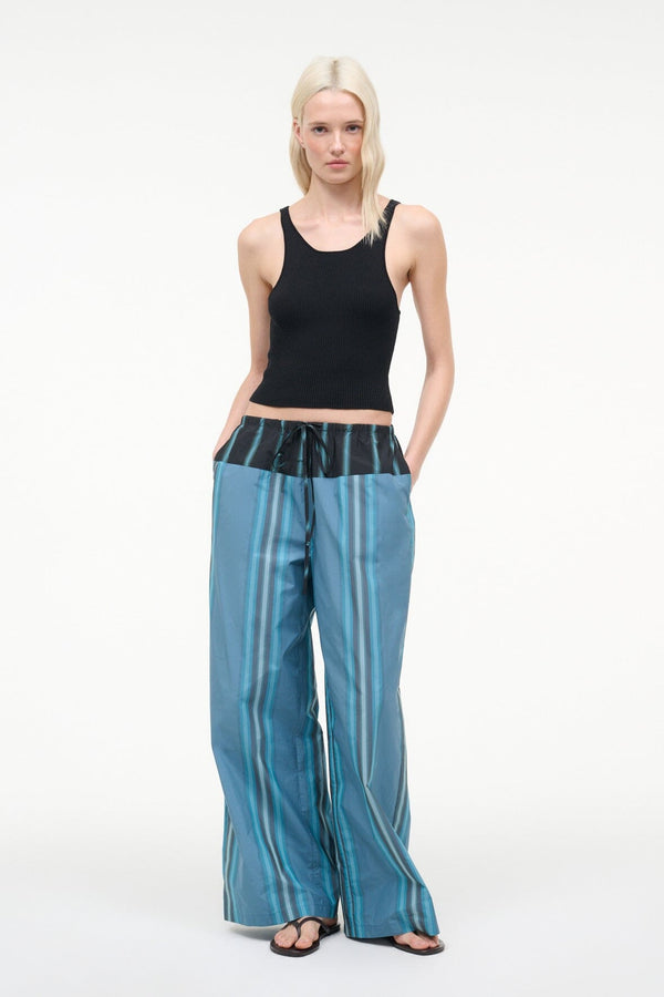 staud MATEO PANT MARINA STRIPE MULTI
