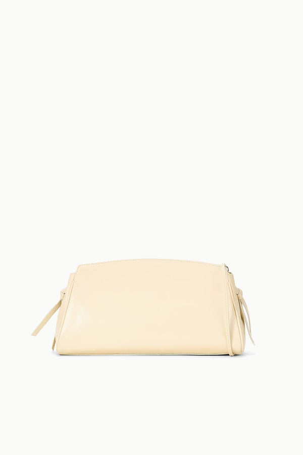 staud MAUDE CONVERTIBLE CLUTCH CREAM