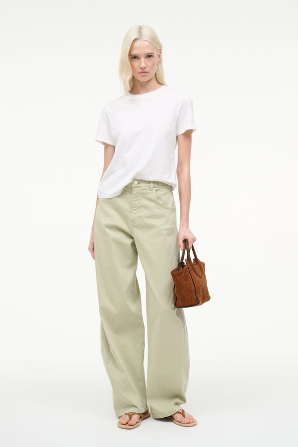 Staud MAUDE MINI TOTE TABAC