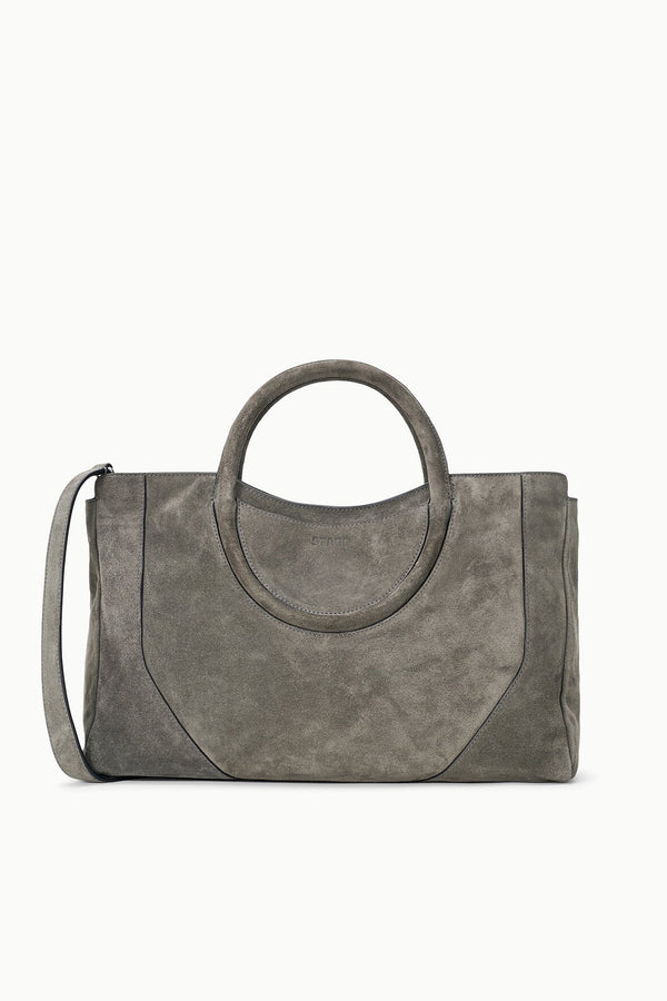 staud MAUDE SATCHEL STORM SUEDE