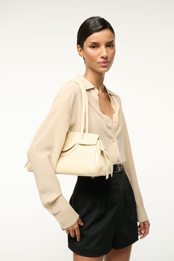Staud MAUDE SHOULDER BAG CREAM