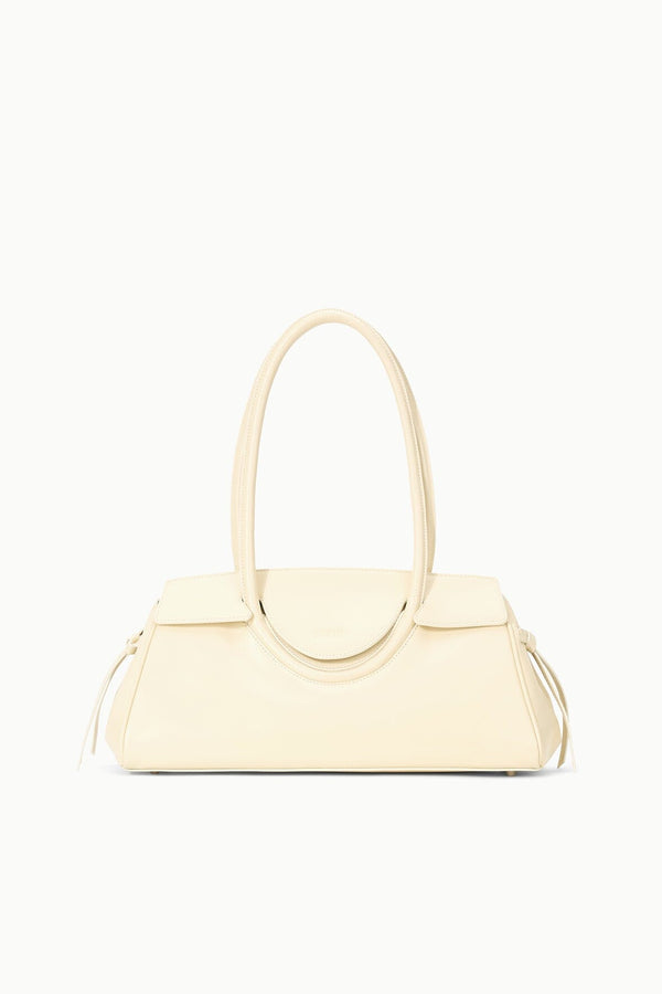 staud MAUDE SHOULDER BAG CREAM