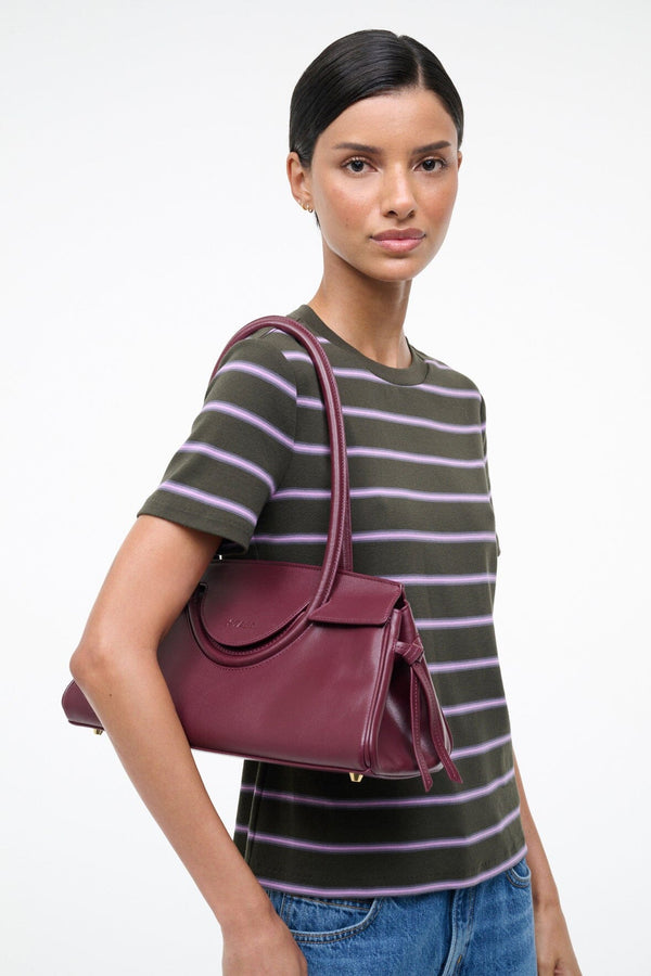 Staud MAUDE SHOULDER BAG SYRAH