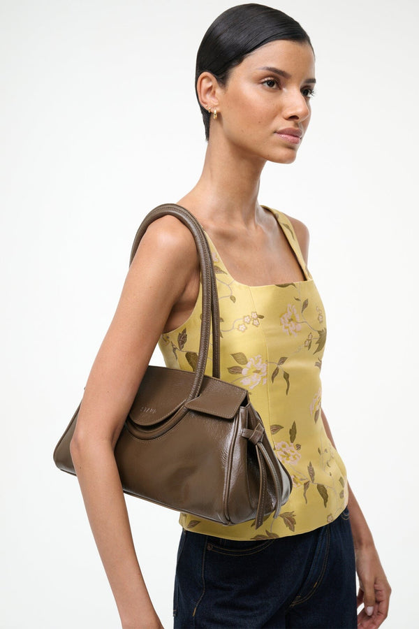 Staud MAUDE SHOULDER BAG TRUFFLE