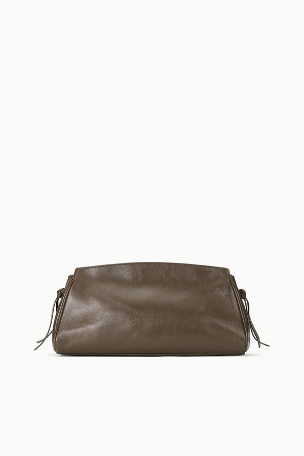 staud MAUDE SOFT CLUTCH TRUFFLE