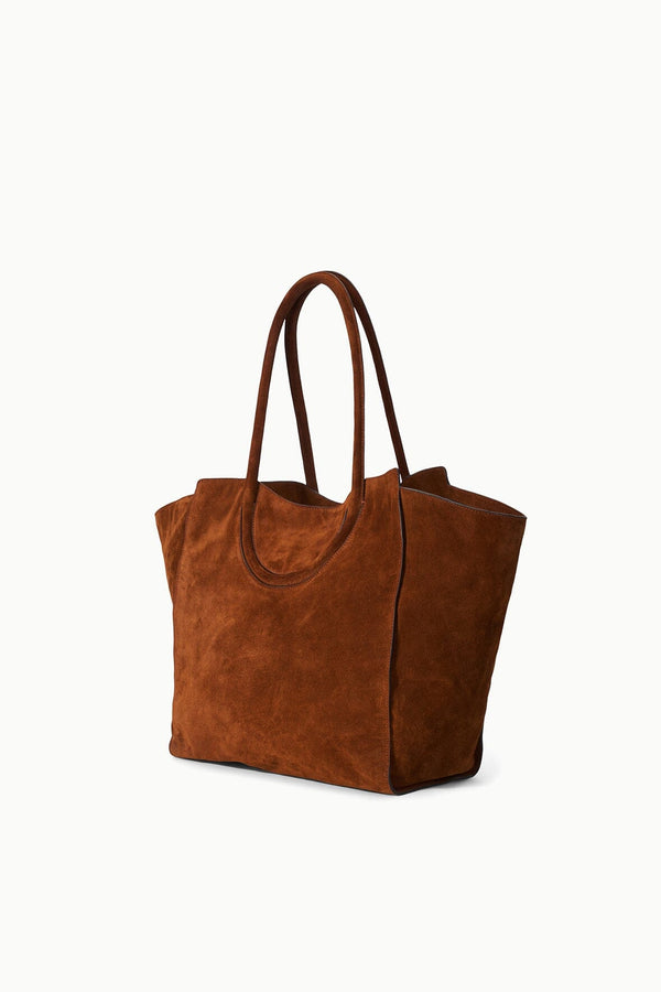 Staud MAUDE TOTE BAG TABAC SUEDE