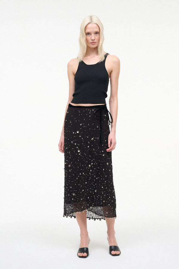 staud MER SKIRT COASTAL CHARM