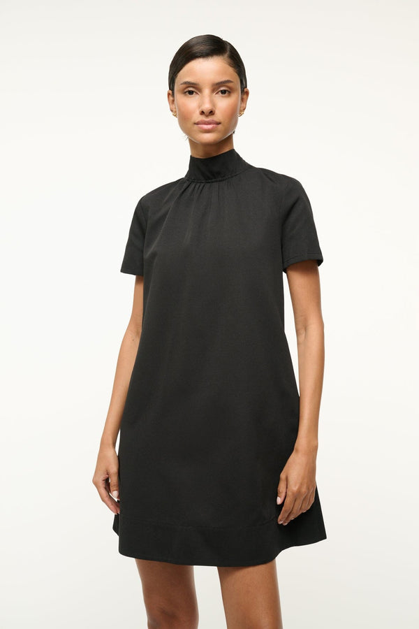 Staud MINI ILANA DRESS BLACK