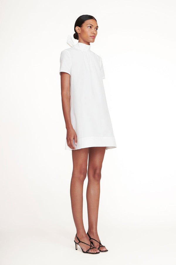 Staud MINI ILANA DRESS WHITE