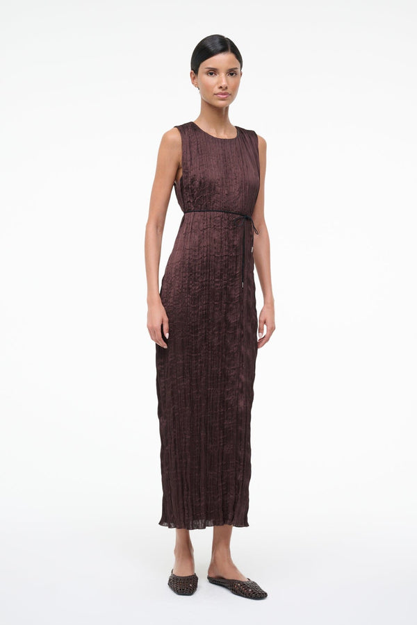Staud MIZU DRESS EARTH PLISSE