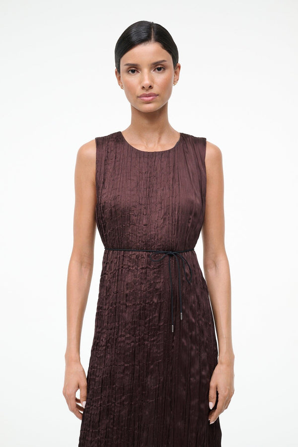 Staud MIZU DRESS EARTH PLISSE