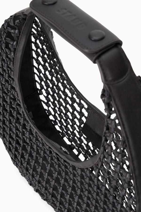 Staud MOON BAG ESPRESSO KNOTTED