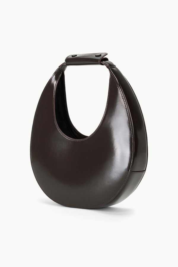 Staud MOON BAG ESPRESSO LEATHER