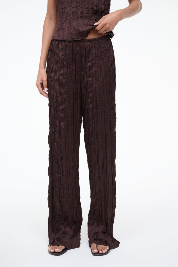 Staud NAMI PANT EARTH PLISSE