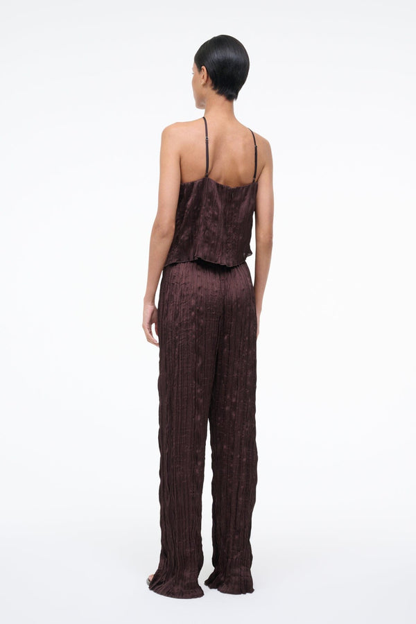 Staud NAMI PANT EARTH PLISSE