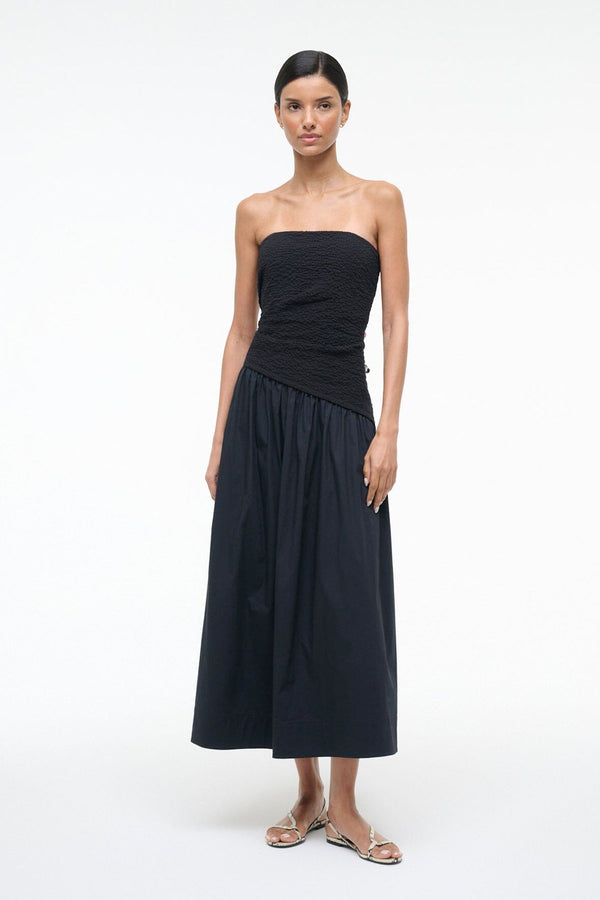 Staud NIA DRESS BLACK