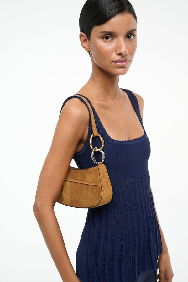 Staud OLLIE BAG TAN SUEDE