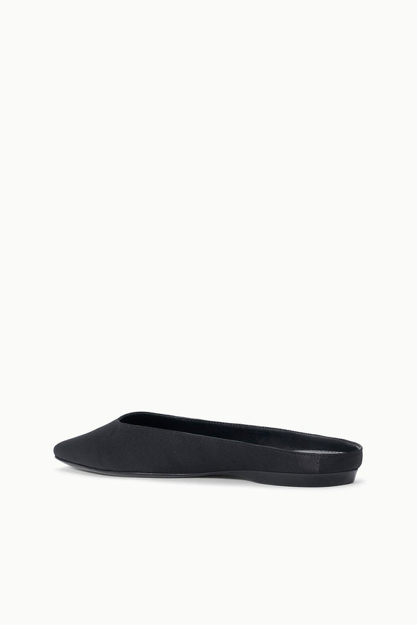 Staud OTTO FLAT MULE BLACK