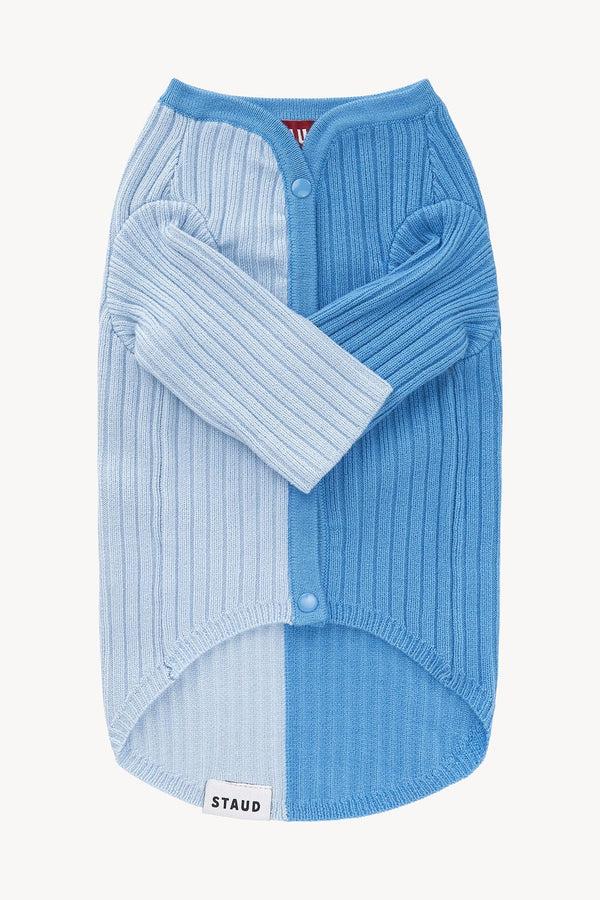 Staud PET SHOKO SWEATER PERIWINKLE MULTI