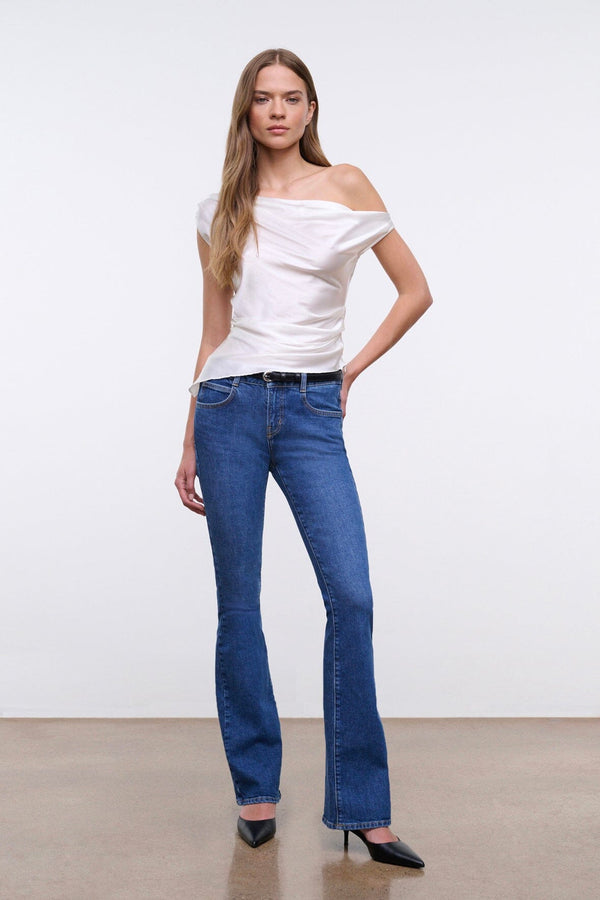 Staud PHARE SILK TOP IVORY