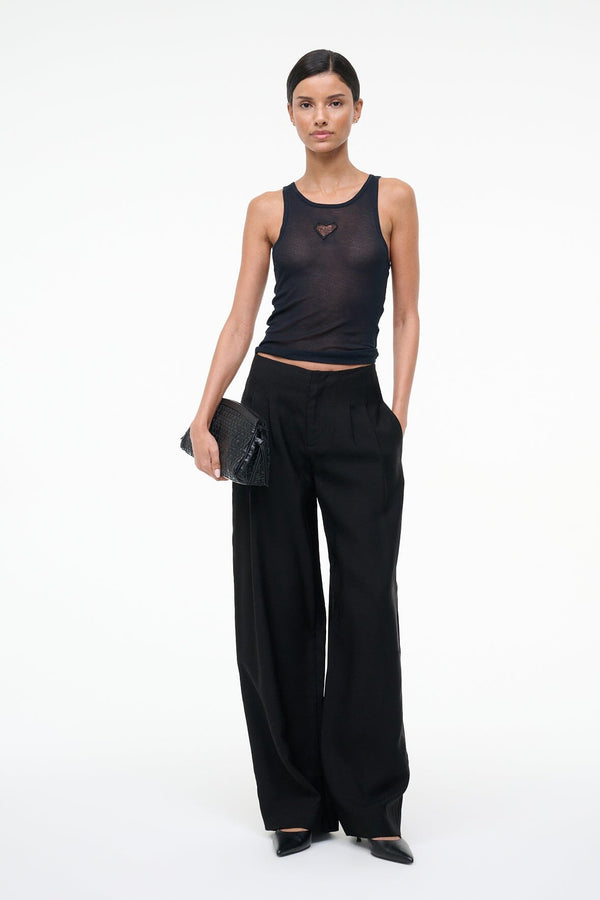 staud PIERRE PANT BLACK