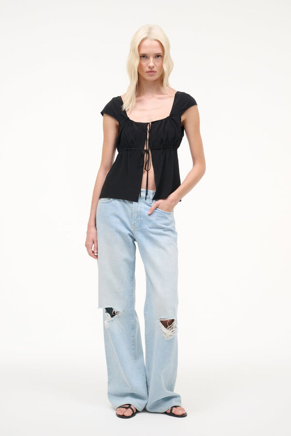 Staud POMONA TOP BLACK