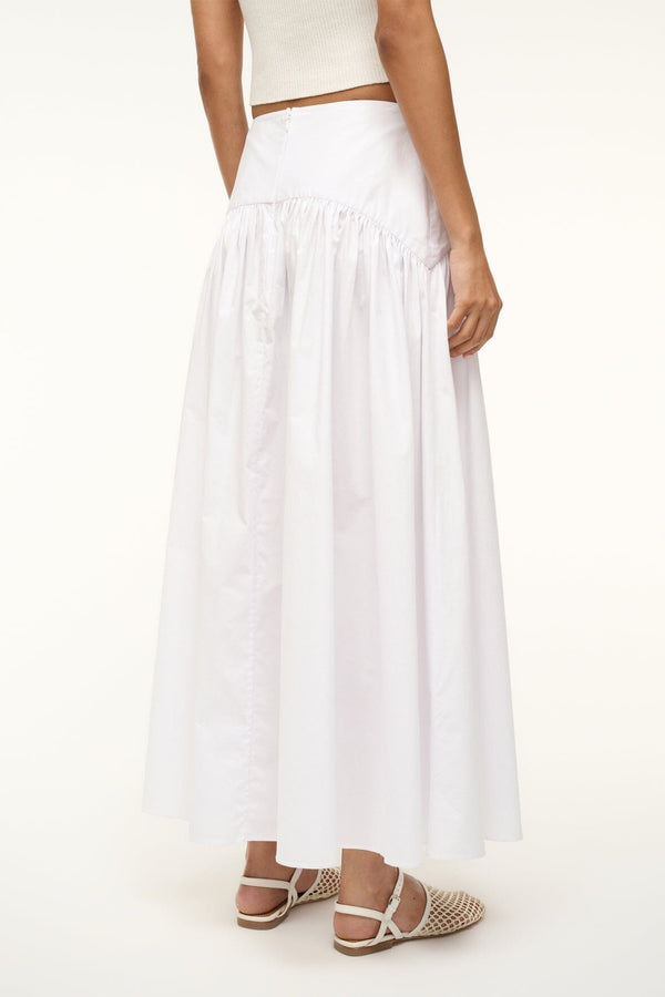 Staud PROCIDA SKIRT WHITE