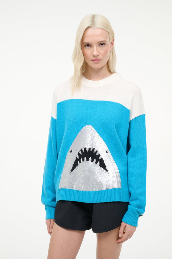 Staud REYA SWEATER GREAT WHITE