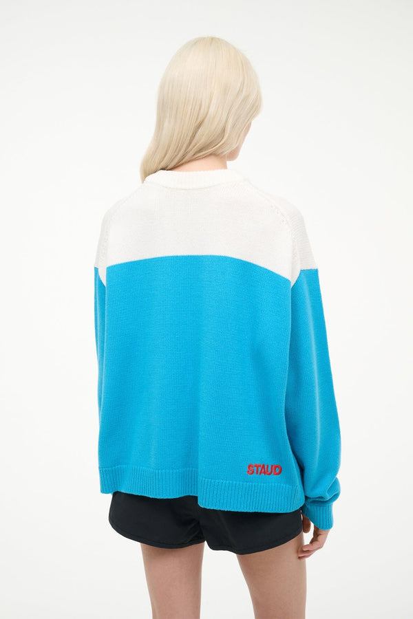 Staud REYA SWEATER GREAT WHITE