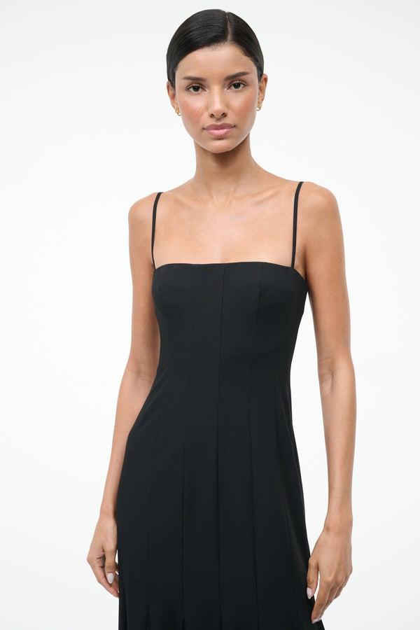 Staud RILA DRESS BLACK