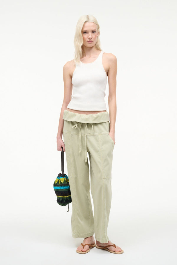 staud ROCKY PANT EUCALYPTUS