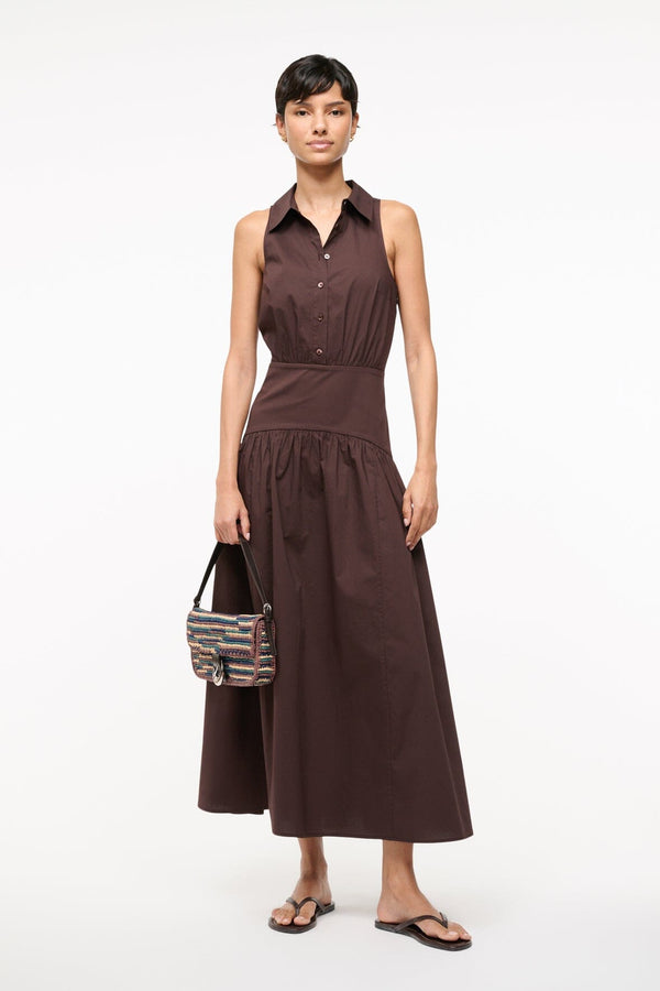 staud ROMY DRESS EARTH