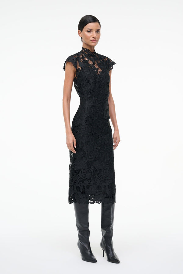 Staud ROSALINE DRESS BLACK